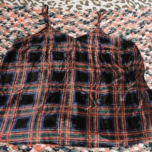 Torrid Multicolor Plaid Camisole